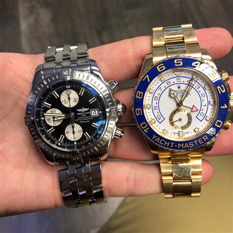 breitling vs rolex quality